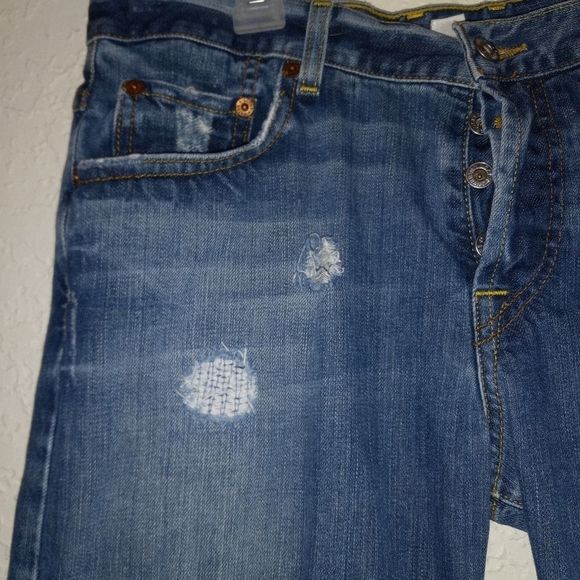 LUCKY BRAND BUTTON FLY JEANS - Picture 2 of 15
